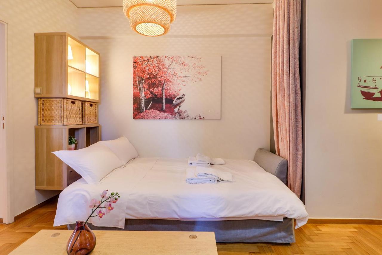 Spacious Central Flat☆3Min To Metro☆Ac|Netflix|Pc Athen Exterior foto
