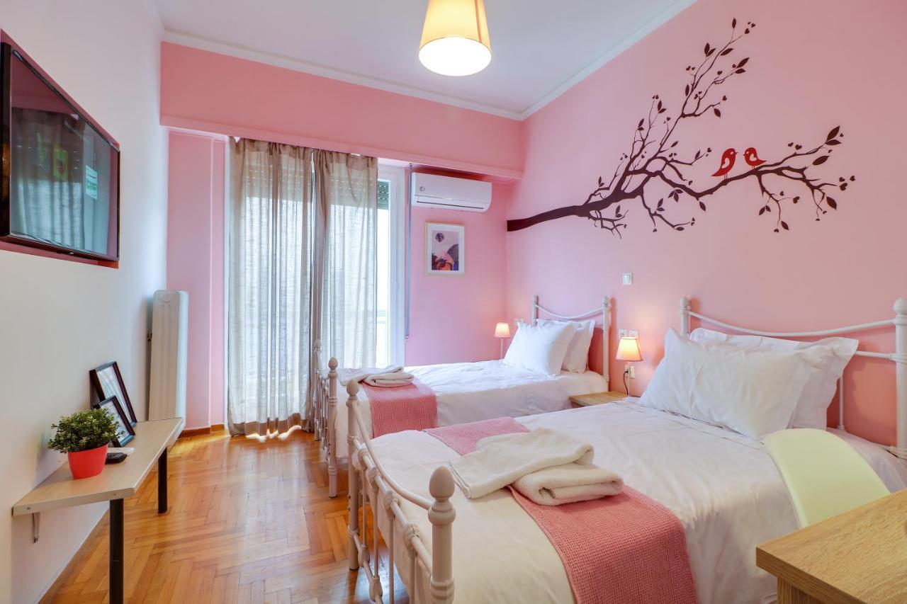 Spacious Central Flat☆3Min To Metro☆Ac|Netflix|Pc Athen Exterior foto