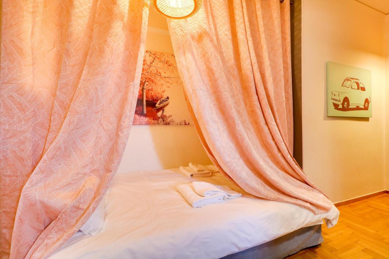 Spacious Central Flat☆3Min To Metro☆Ac|Netflix|Pc Athen Exterior foto