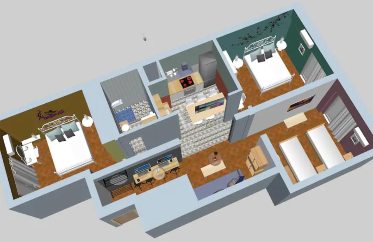 Spacious Central Flat☆3Min To Metro☆Ac|Netflix|Pc Athen Exterior foto
